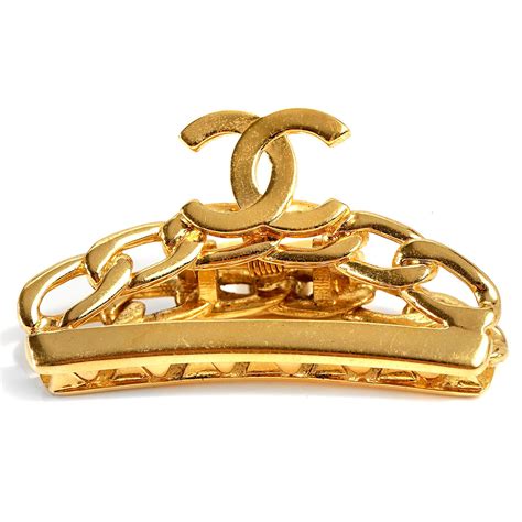 chanel claw clip|Chanel hair clip for sale.